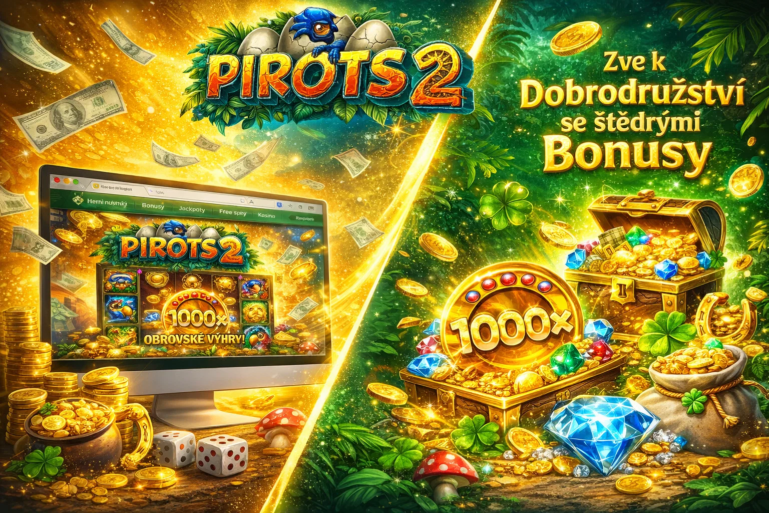 Pirots 2 Zve k Dobrodružství se štědrými Bonusy