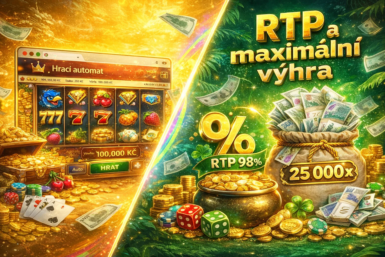 RTP a maximální výhra