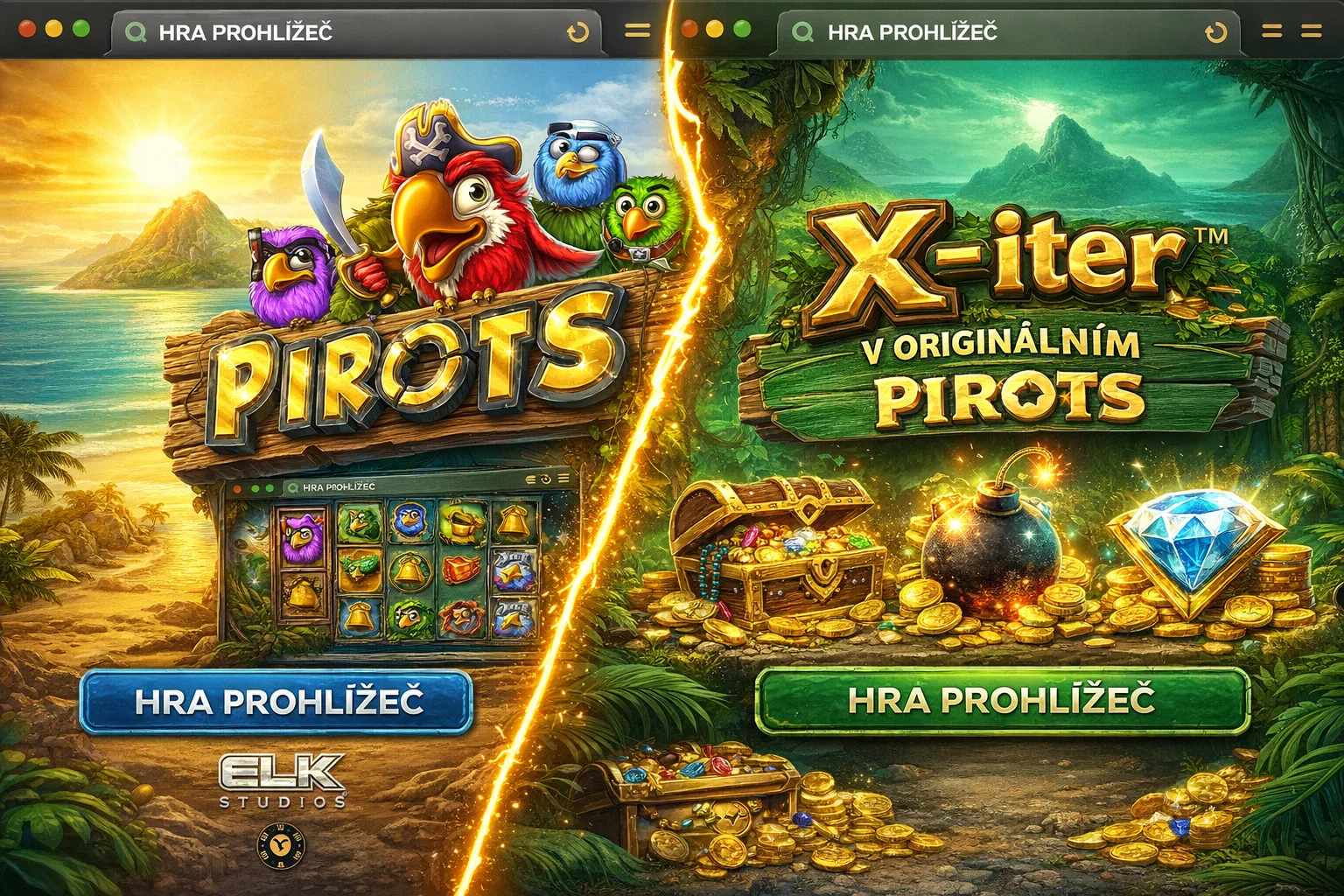 X-iter v originálním Pirots