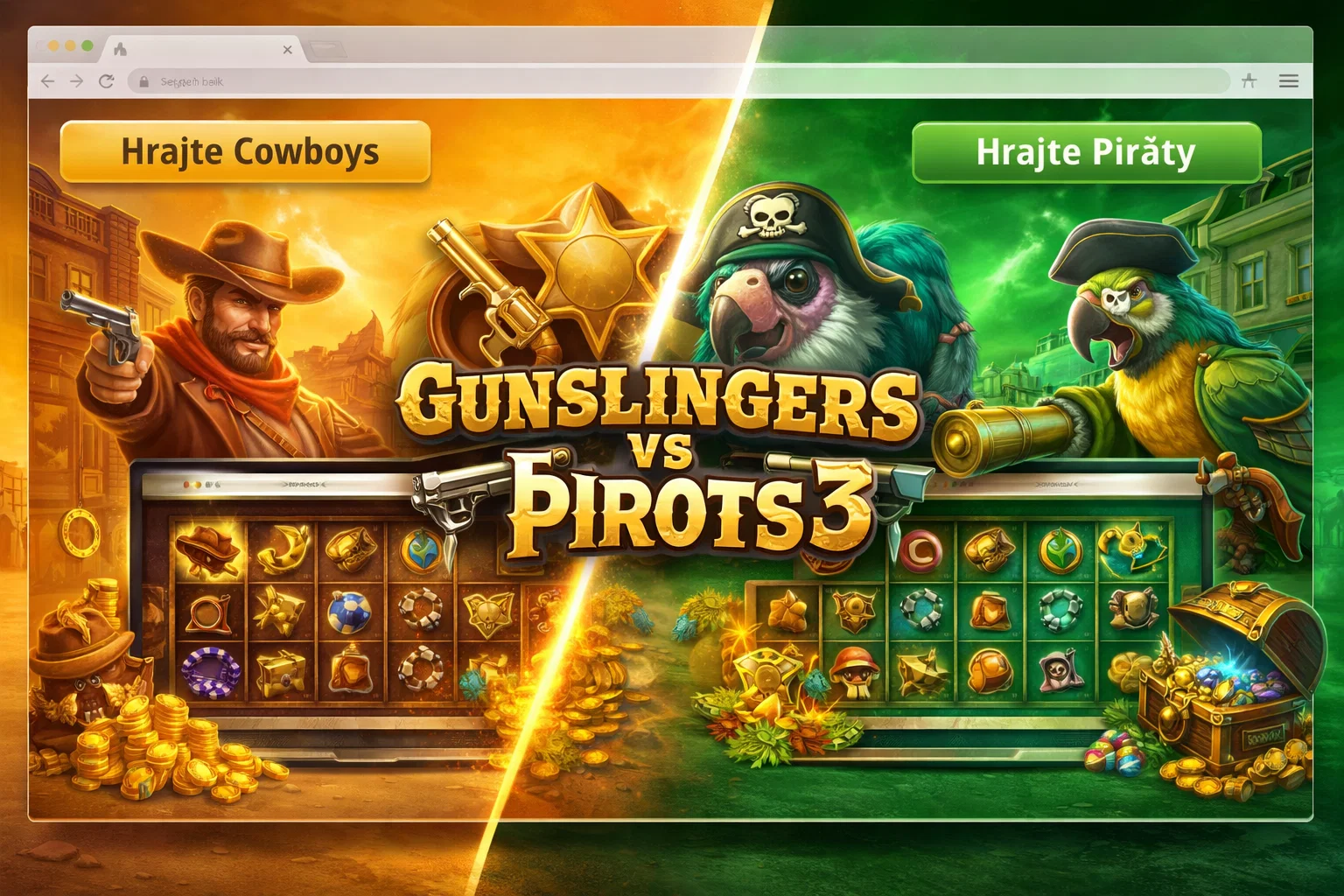 Gunslingers v Pirots 3