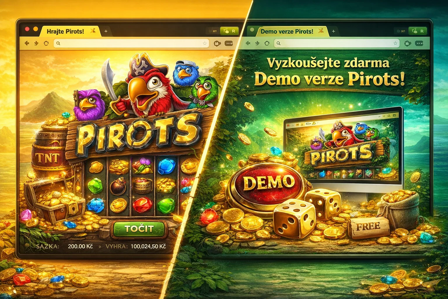 Demo verze Pirots