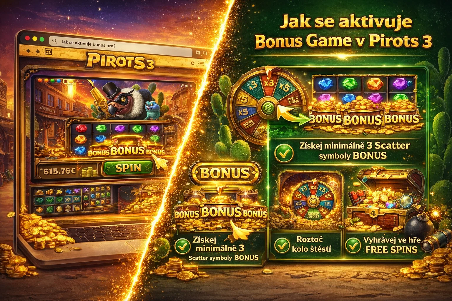 Bonusový režim v Pirots 3